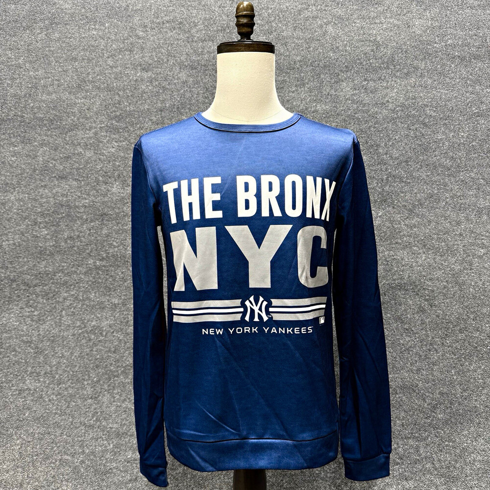 NY Yankees Womens S The Bronx NYC 3/4 Sleeve Shirt MLB Genuine Merchandise